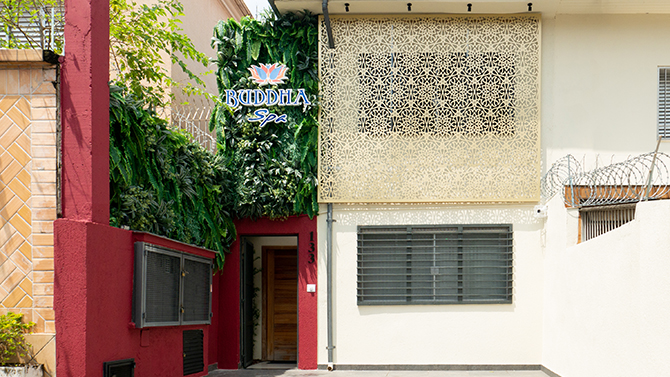 Fachada da unidade Buddha Spa Vila Clementino