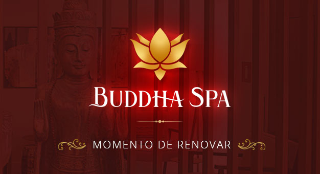Novo logo do Buddha Spa momento de renovar