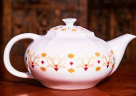 Bule 750ml porcelana para chá buddha spa